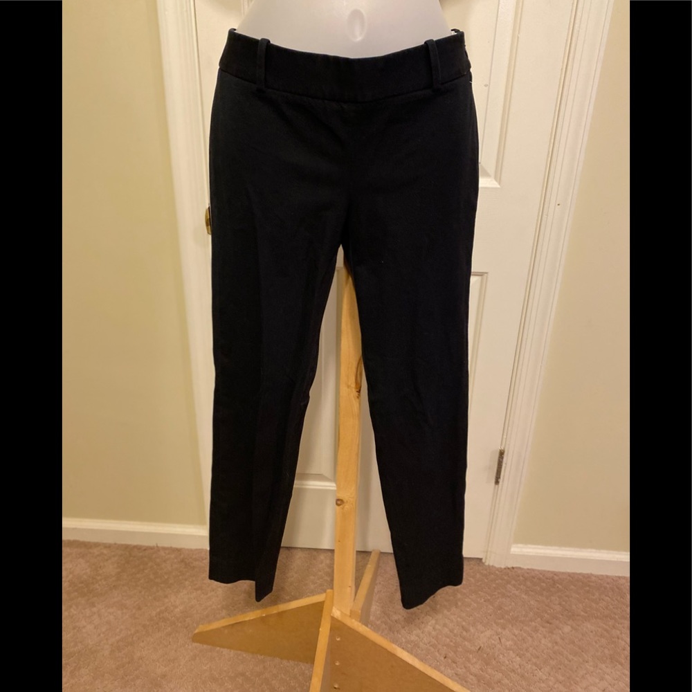 J. Crew - Woman’s black stretch crop pants, Size: 2
